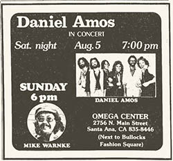 Daniel Amos Santa Ana 1978